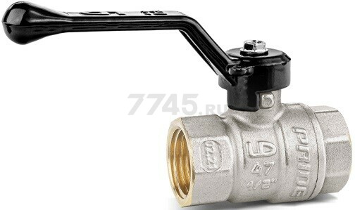 Кран шаровой 2" внутренняя резьба рычаг LD PN 25 (LD47.301.50) - Фото 2