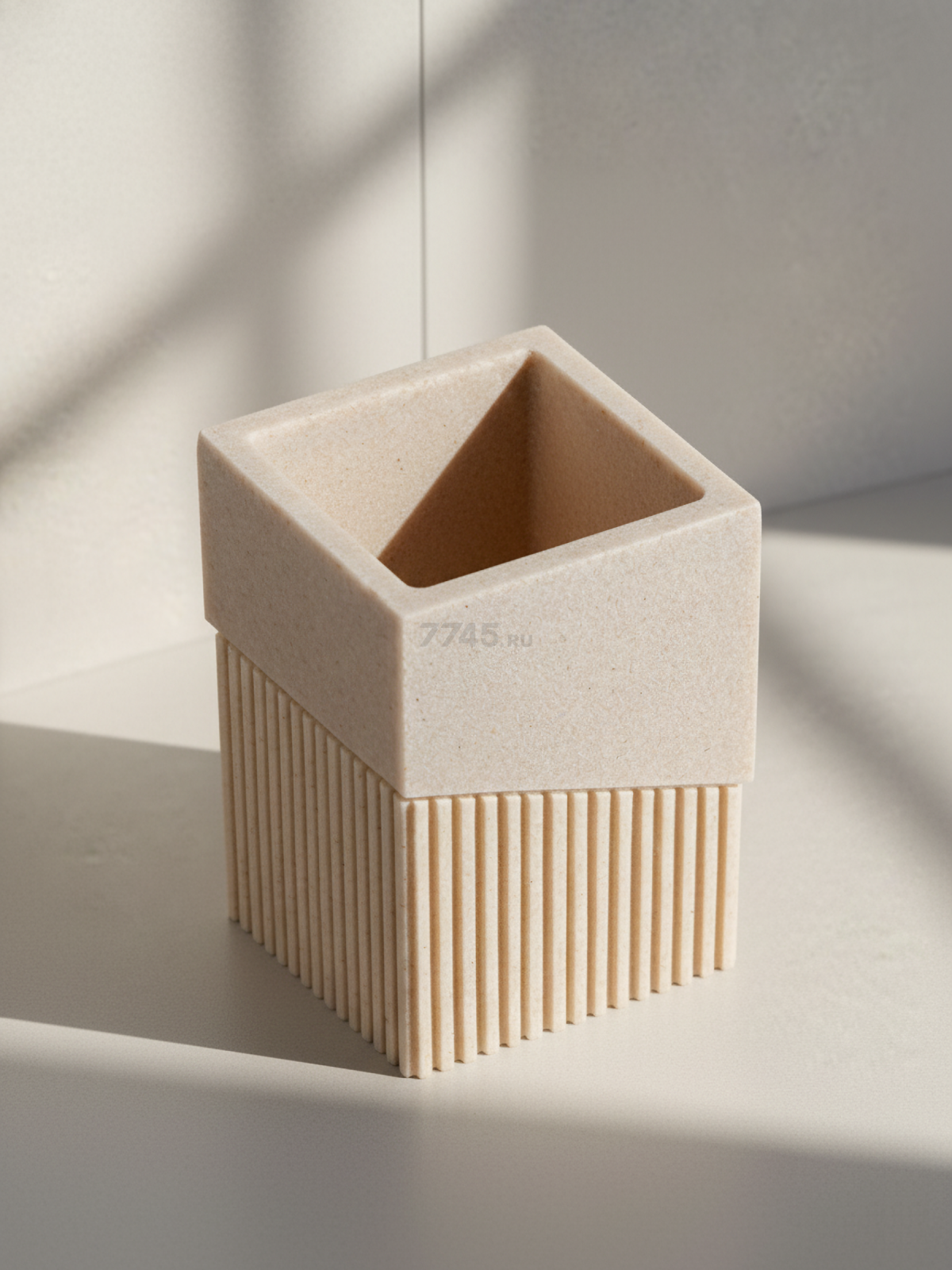 Стакан PERFECTO LINEA Element бежевый (35-618301) - Фото 3