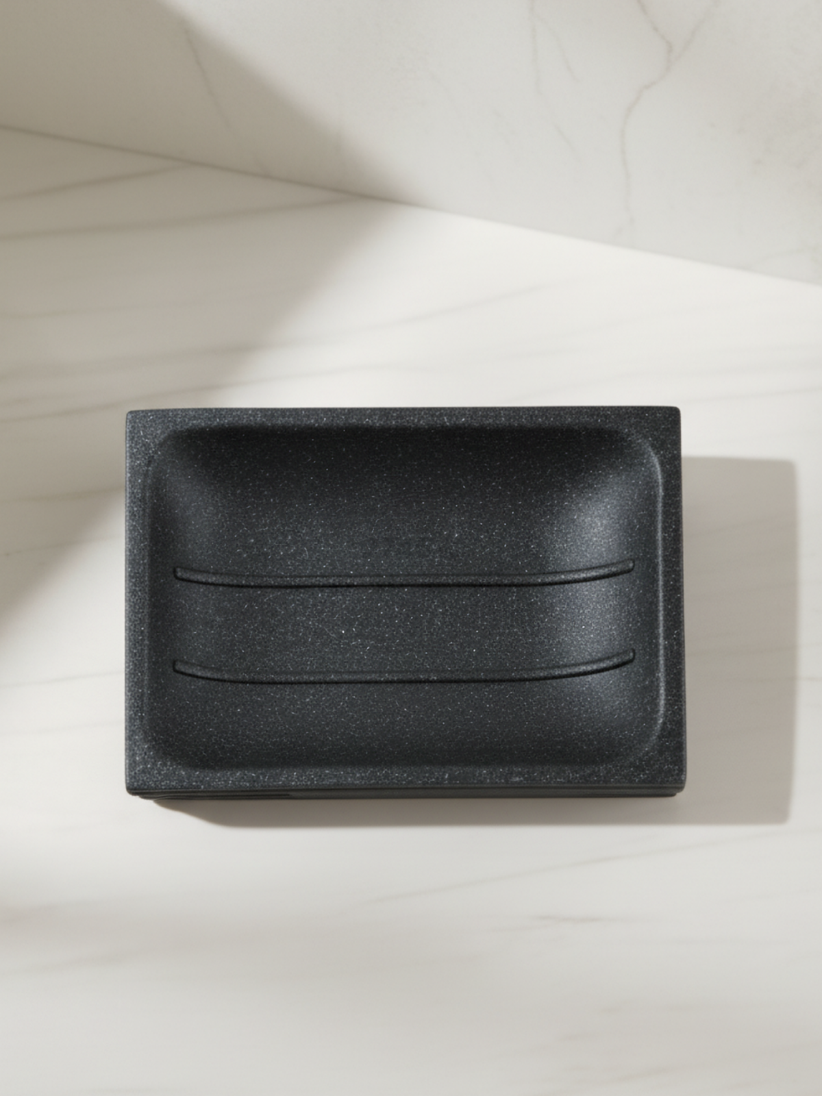 Мыльница PERFECTO LINEA Weathered Sand черная (35-151401) - Фото 3