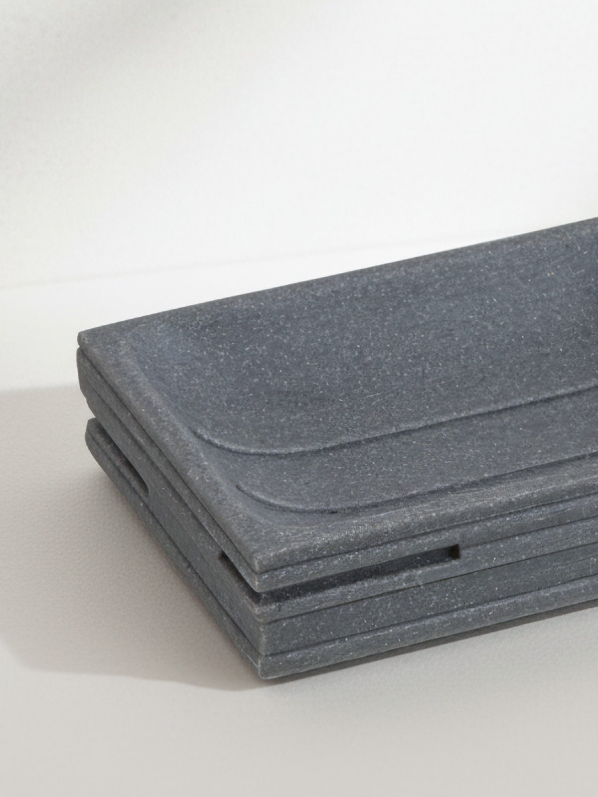 Мыльница PERFECTO LINEA Weathered Sand серая (35-151402) - Фото 2