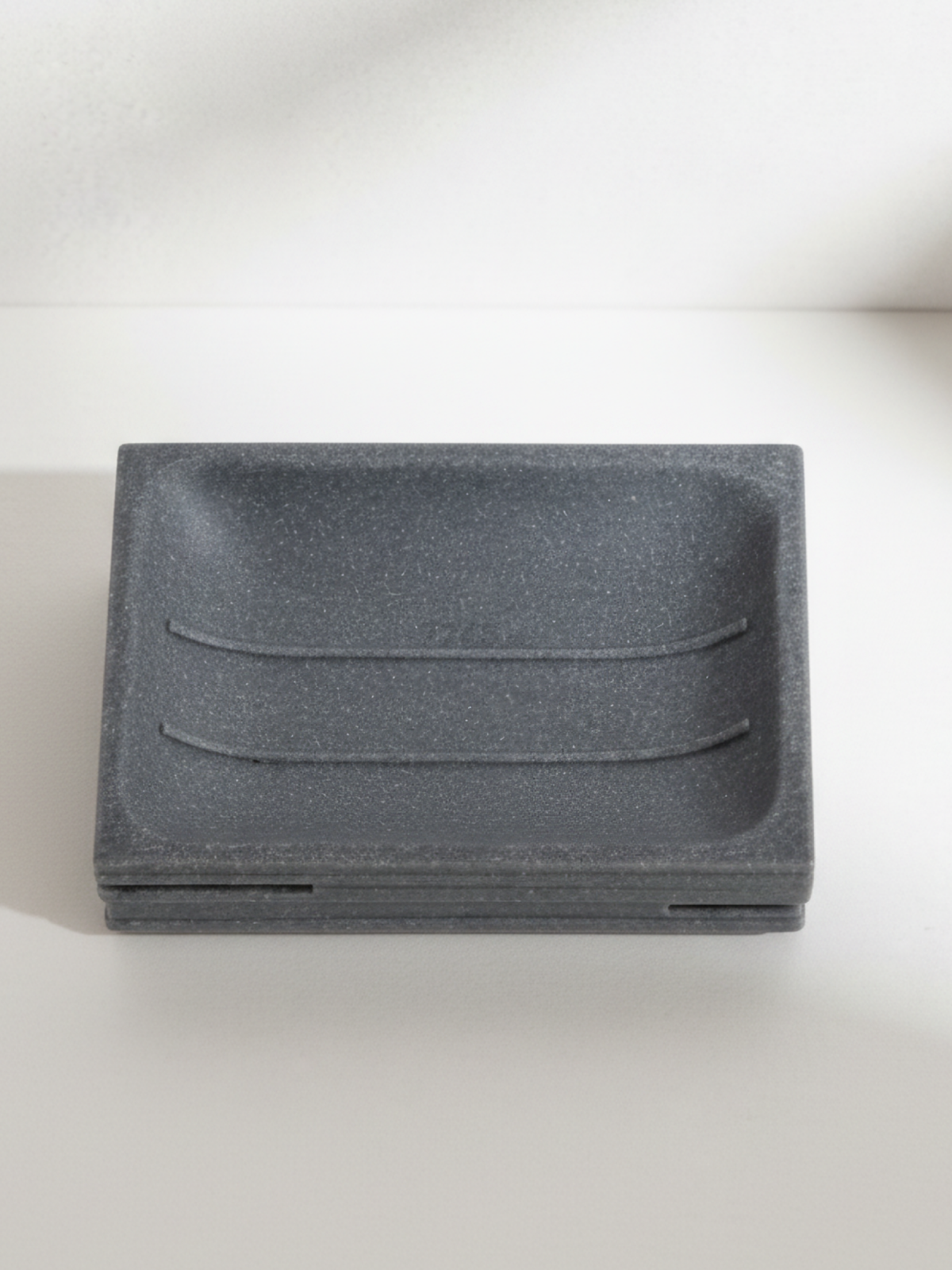 Мыльница PERFECTO LINEA Weathered Sand серая (35-151402) - Фото 3