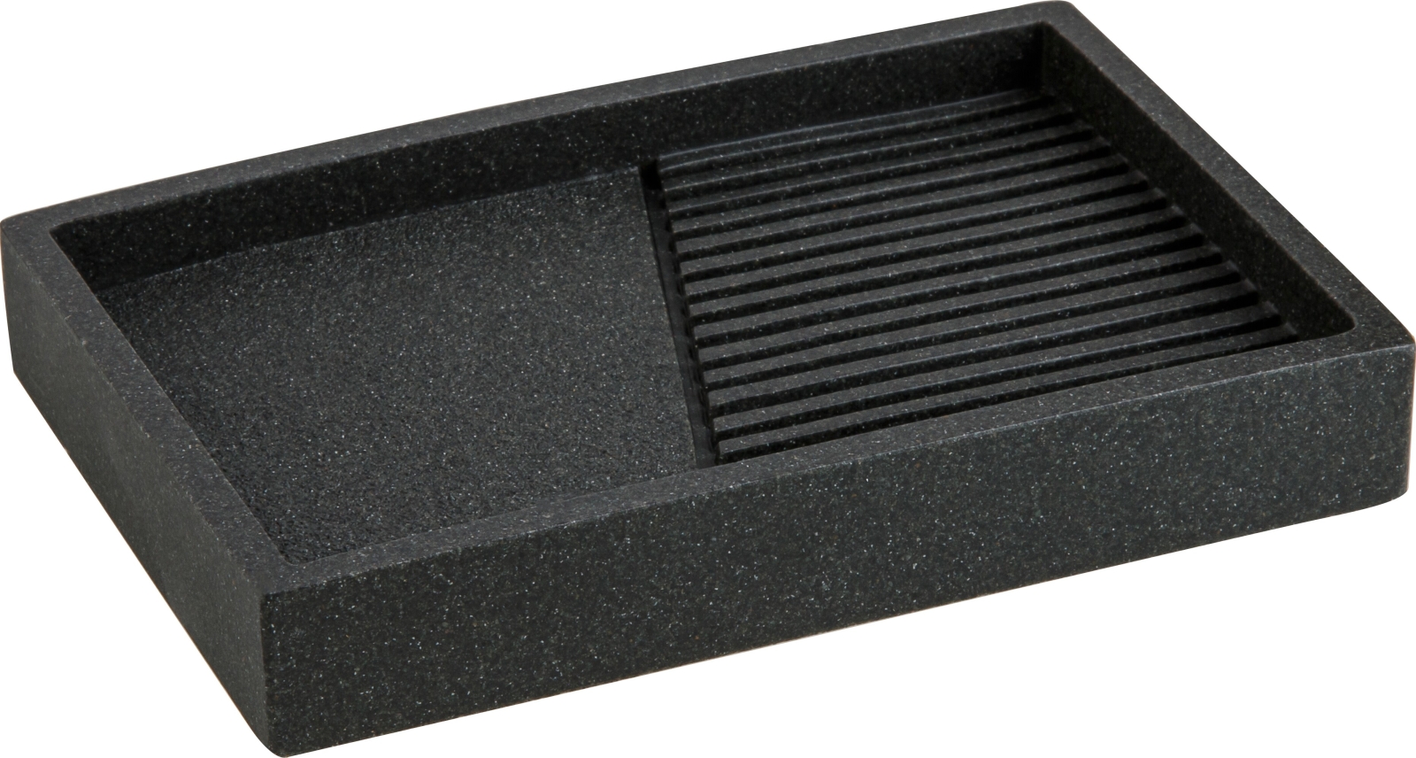 Мыльница PERFECTO LINEA Element черная (35-618403) - Фото 7