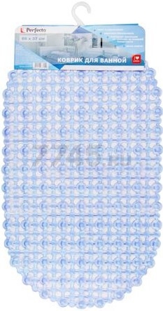 Коврик для ванной комнаты антискользящий 66х37 PERFECTO LINEA (22-683703) - Фото 10