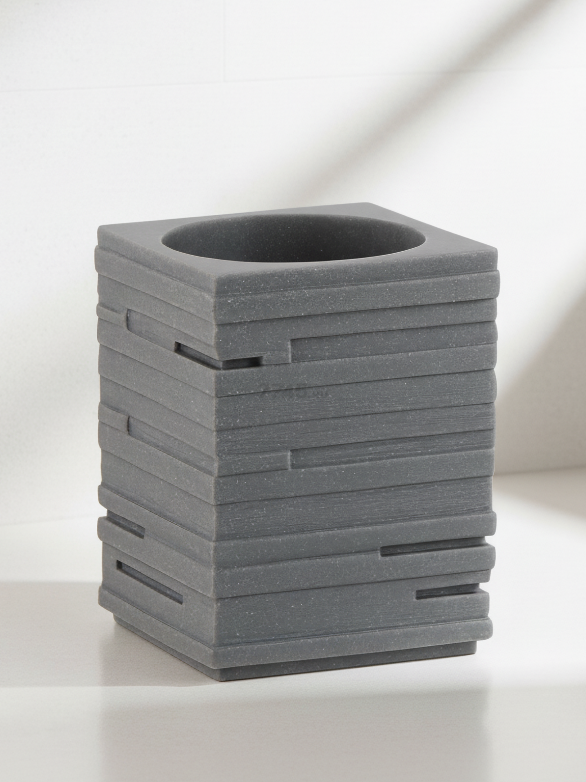 Ершик для унитаза PERFECTO LINEA Weathered Sand серый (35-151502) - Фото 3