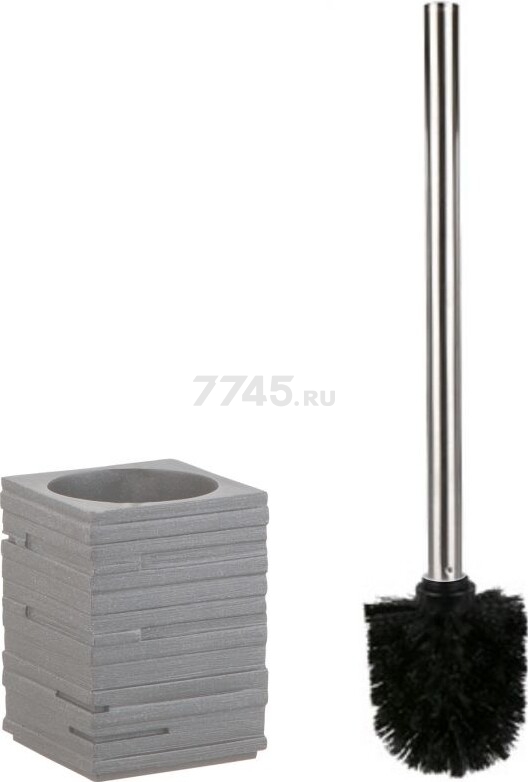 Ершик для унитаза PERFECTO LINEA Weathered Sand серый (35-151502) - Фото 7