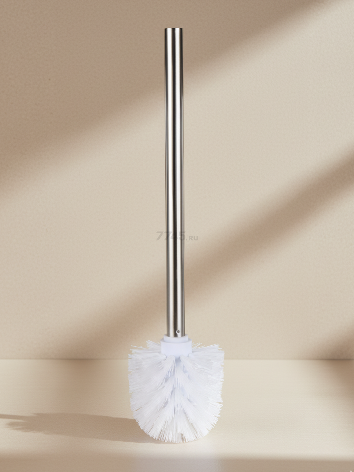 Ершик для унитаза PERFECTO LINEA Weathered Sand белый (35-151503) - Фото 4