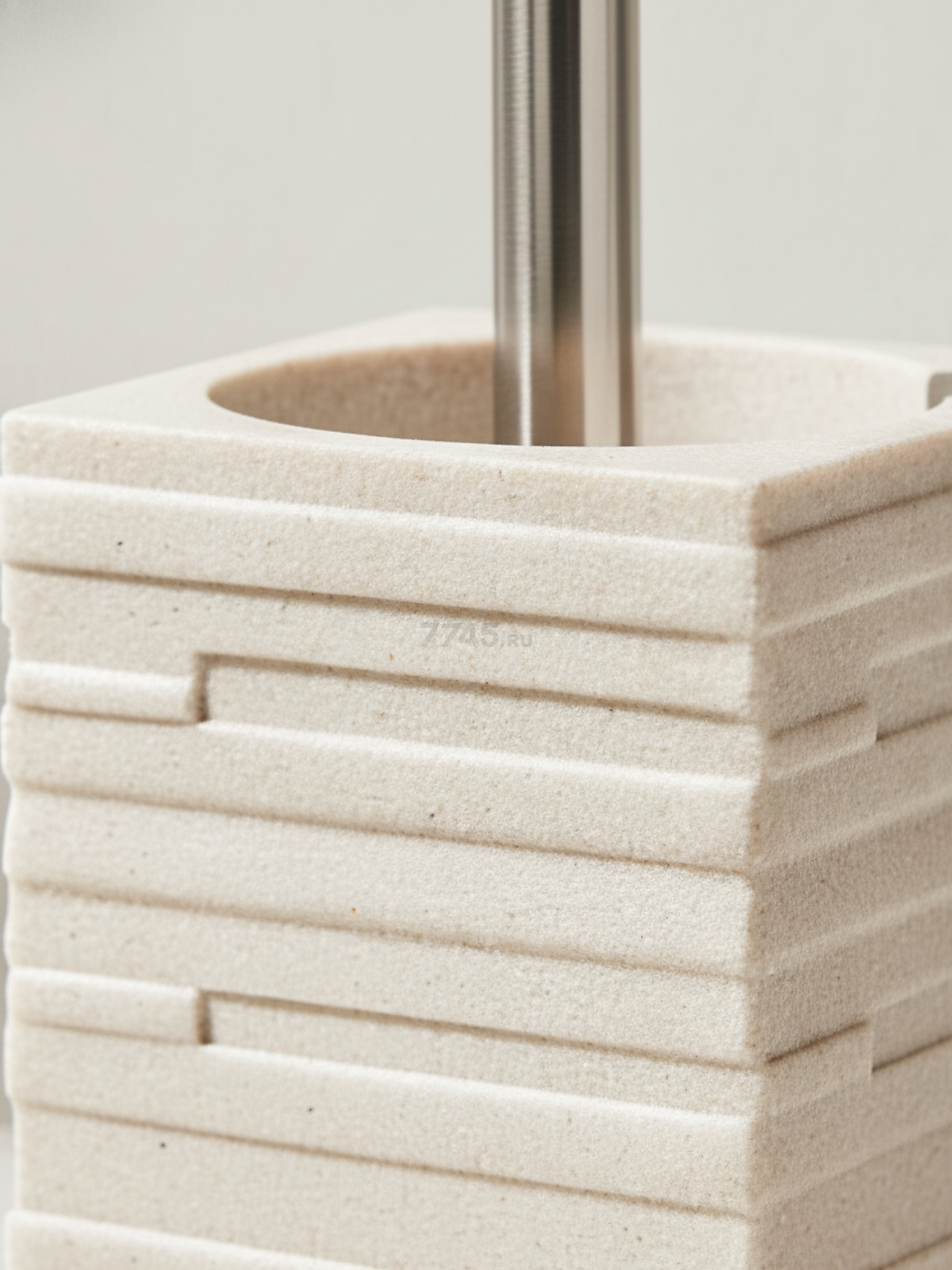 Ершик для унитаза PERFECTO LINEA Weathered Sand бежевый (35-151500) - Фото 2