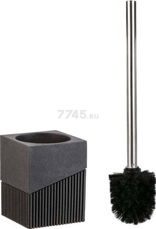 Ершик для унитаза PERFECTO LINEA Element черный (35-618503) - Фото 7