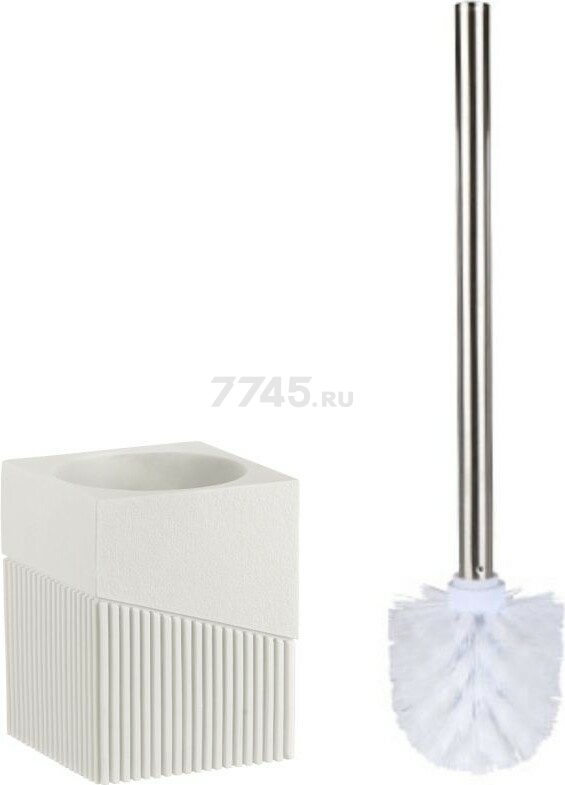 Ершик для унитаза PERFECTO LINEA Element белый (35-618502)