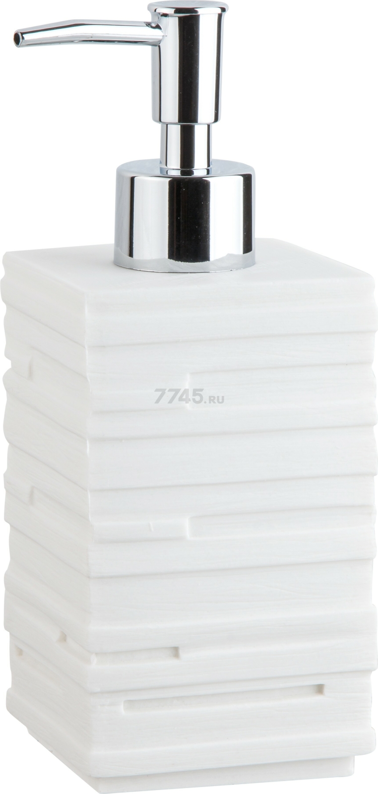 Дозатор для жидкого мыла PERFECTO LINEA Weathered Sand белый (35-151103)