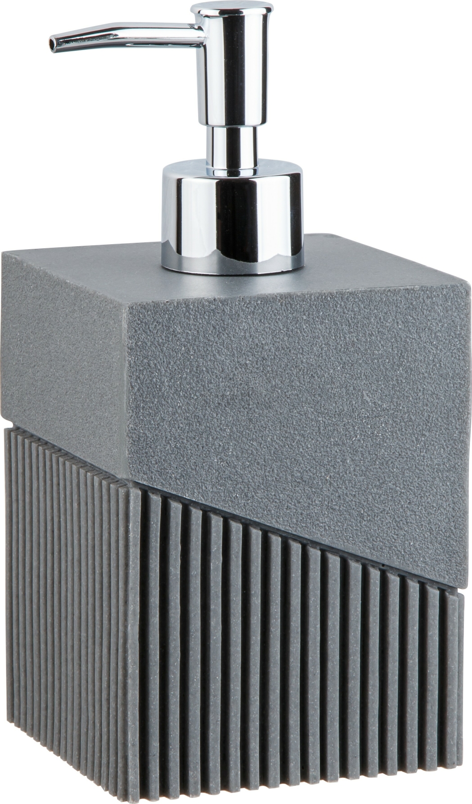 Дозатор для жидкого мыла PERFECTO LINEA Element серый (35-618100)