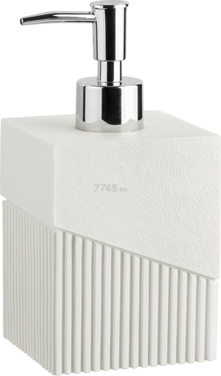 Дозатор для жидкого мыла PERFECTO LINEA Element белый (35-618102) - Фото 7