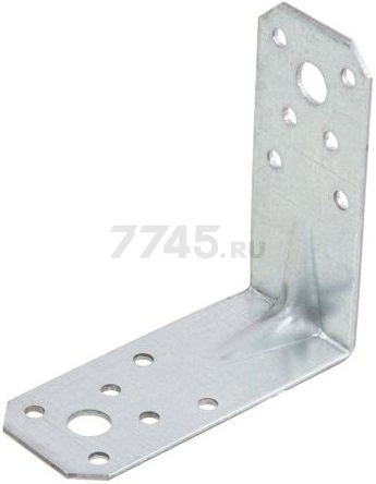 Уголок крепежный усиленный 40х90х90 мм С белый цинк STARFIX (SMP-44248-1)