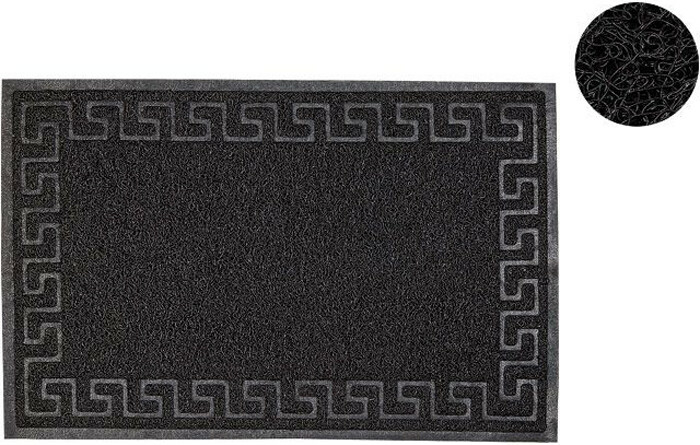 Коврик придверный пористый PERFECTO LINEA 38х58 см Орнамент черный (22-338581) - Фото 2