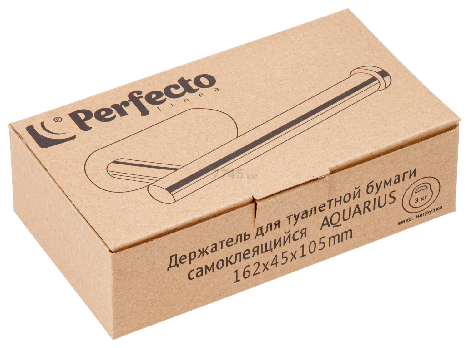 Держатель для туалетной бумаги PERFECTO LINEA Aquarius (35-031000) - Фото 8