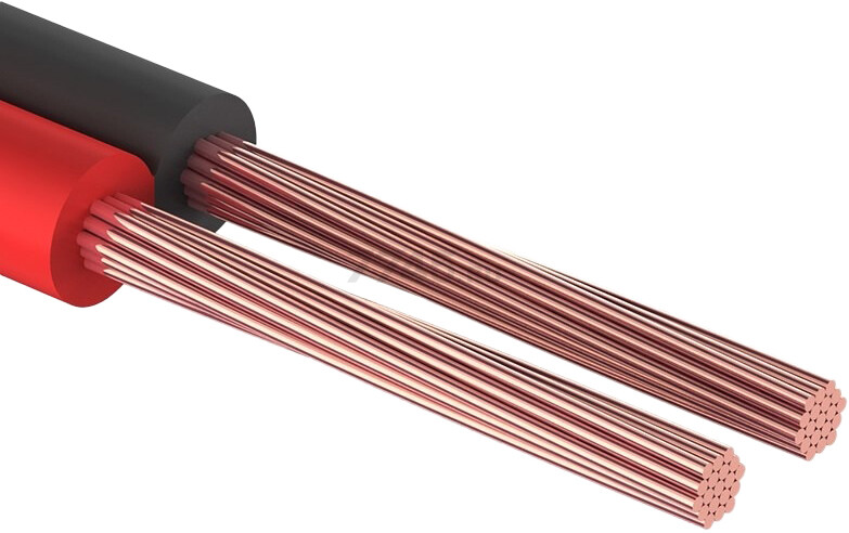 Кабель акустический ШВПМ 2х1,5 PROCONNECT 100 м красно-черный (01-6106-6)