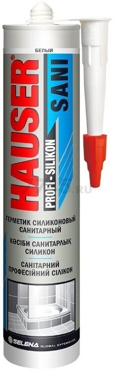 Герметик силиконовый TYTAN Hauser Sani санитарный белый 260 мл