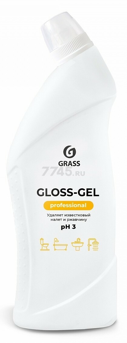 Средство чистящее для ванны GRASS Gloss-Gel Professional 0,75 л (125568)
