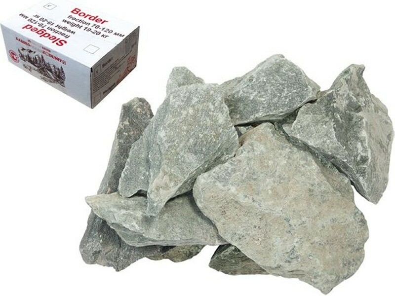 Камень для бани и сауны ARIZONE Дунит колотый 20 кг (62-102003)