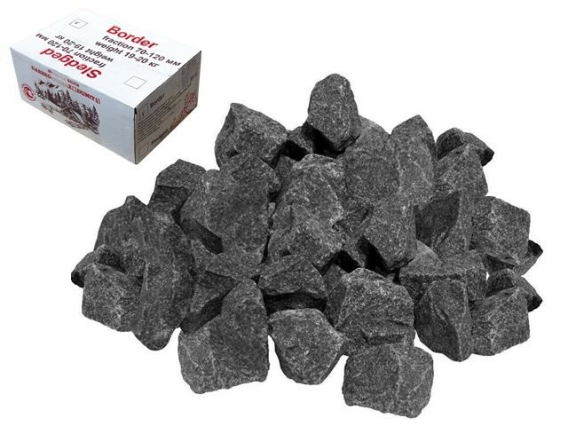 Камень для бани и сауны ARIZONE Габбро-диабаз колотый 20 кг (62-102001)