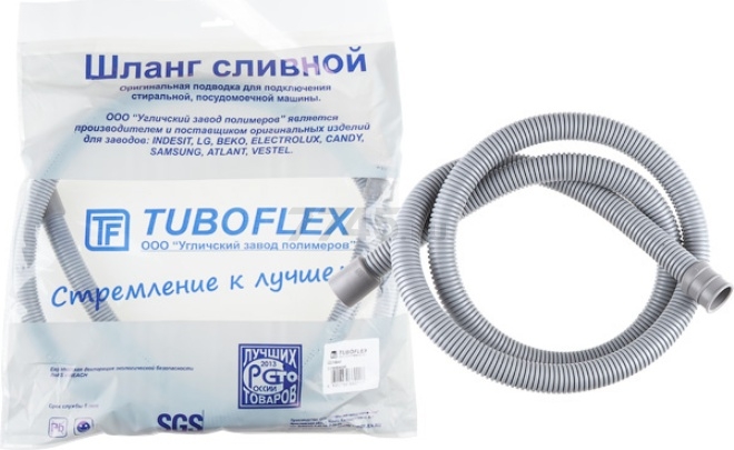 Шланг сливной TUBOFLEX М евро слот 1 м