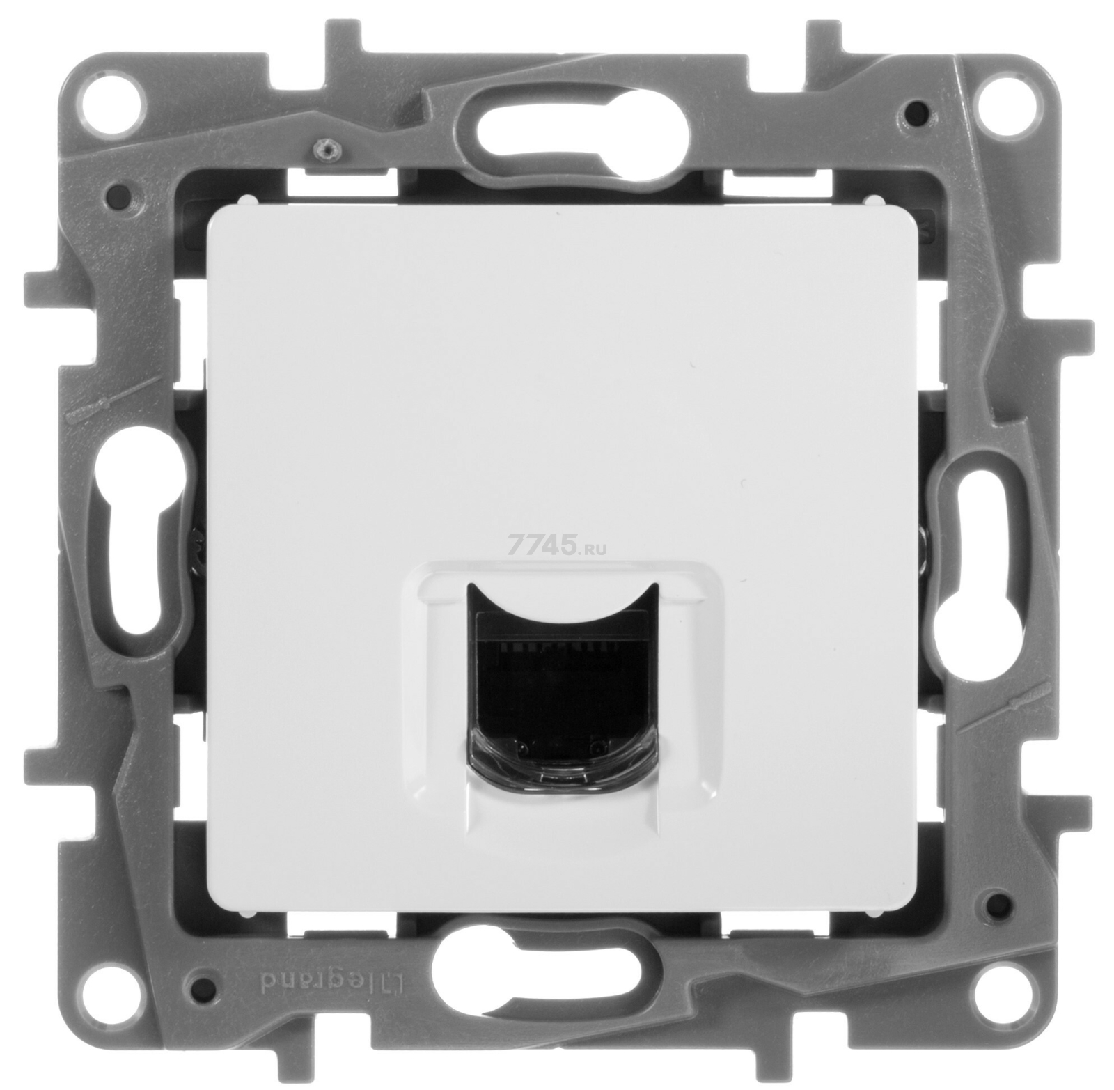 Розетка компьютерная LEGRAND Etika белая (672253)