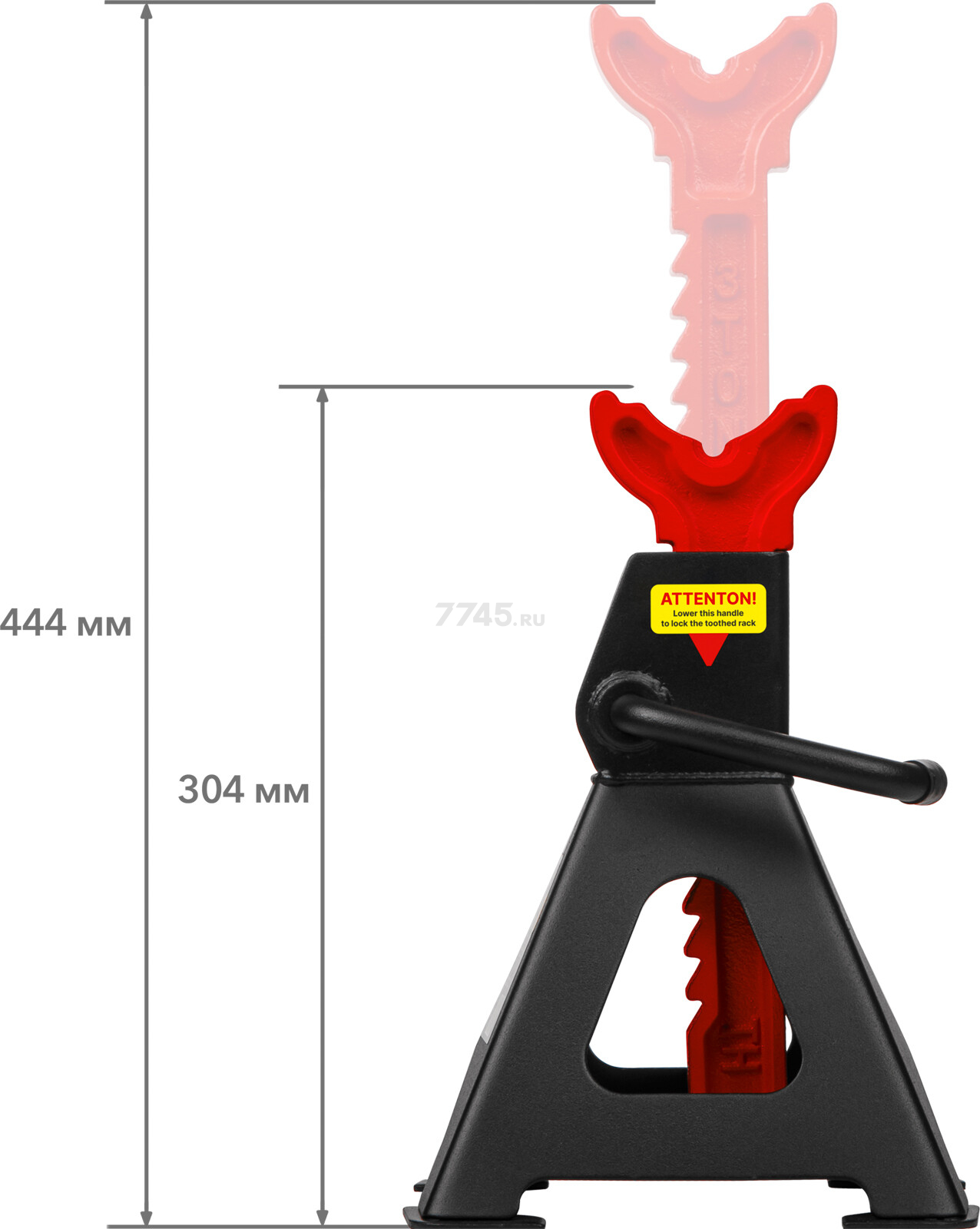 Опора автомобильная 3 т STARTUL Auto 2 штуки (ST8024-04) - Фото 6