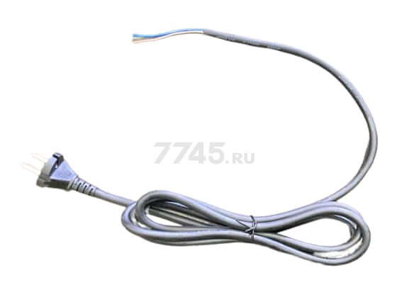 Шнур сетевой 2*1,0 2м резиновый WORTEX AG2326-2 (AG5801C-53)