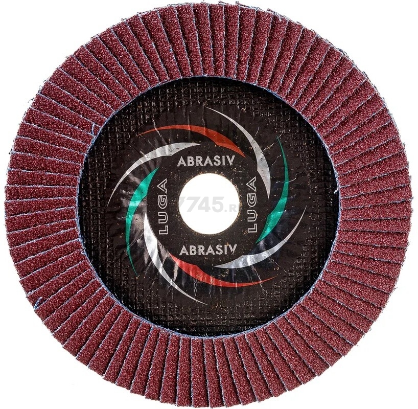 Круг лепестковый 150х22,2 мм P40 плоский LUGAABRASIV Professional КЛТ1 (4603347276273) - Фото 2