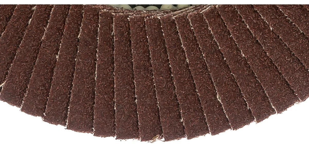 Круг лепестковый 125х22,2 мм P80 плоский LUGAABRASIV КЛТ1 (4603347337967) - Фото 3