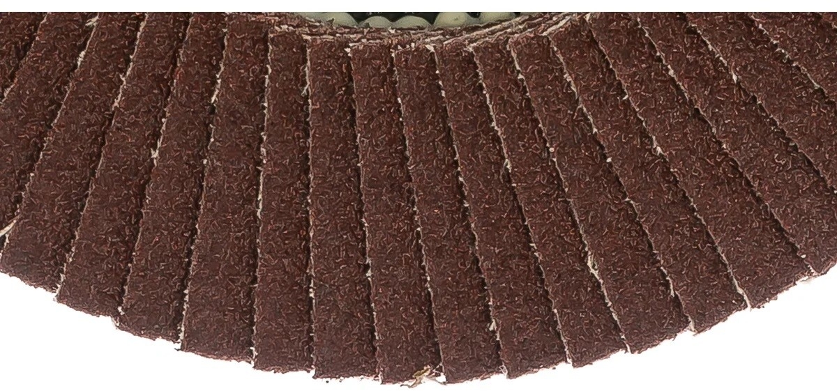 Круг лепестковый 125х22,2 мм P80 плоский LUGAABRASIV КЛТ1 (4603347337967) - Фото 2