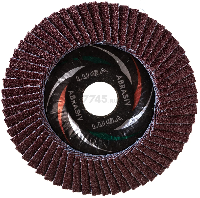 Круг лепестковый 125х22,2 мм P40 конический LUGAABRASIV Professional КЛТ2 (4603347277164) - Фото 4