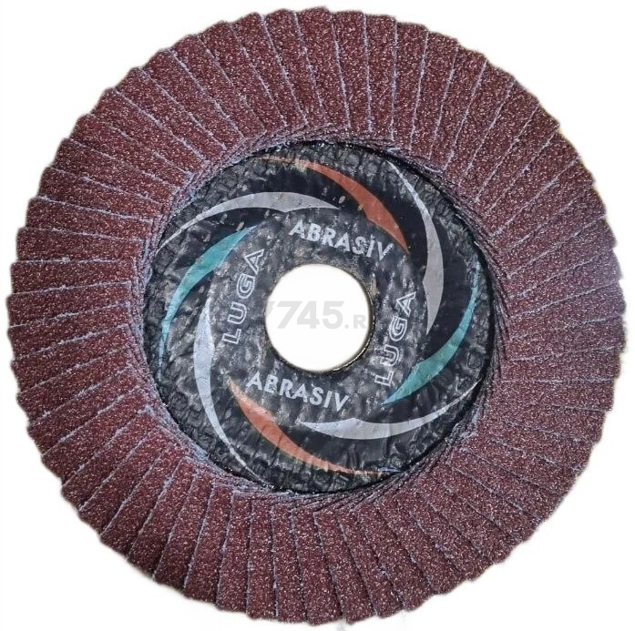 Круг лепестковый 125х22,2 мм P40 конический LUGAABRASIV Professional КЛТ2 (4603347277164) - Фото 3