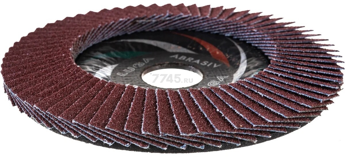 Круг лепестковый 125х22,2 мм P60 конический LUGAABRASIV Professional КЛТ2 (4603347277140) - Фото 3