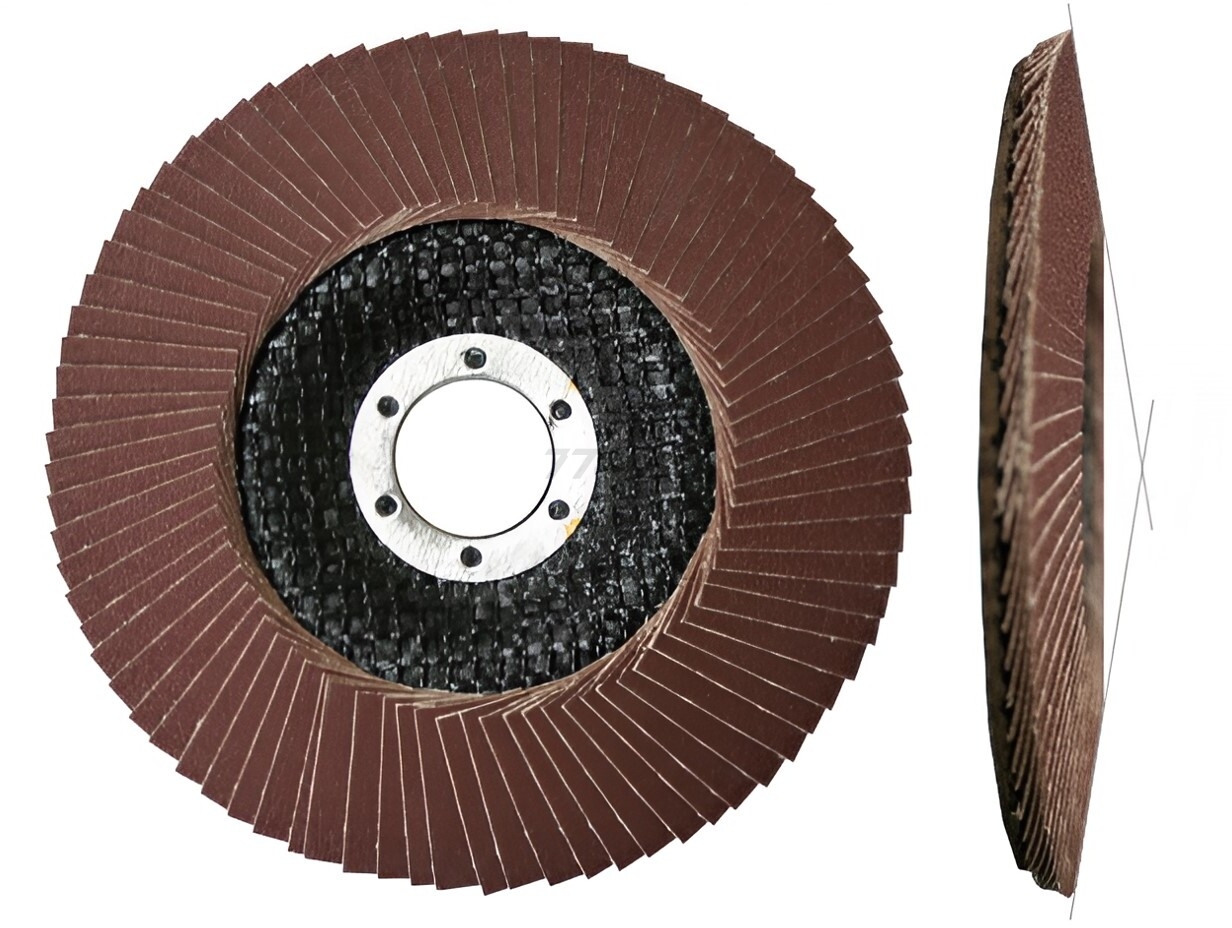 Круг лепестковый 125х22,2 мм P24 конический LUGAABRASIV Professional КЛТ2 (4603347277195) - Фото 2