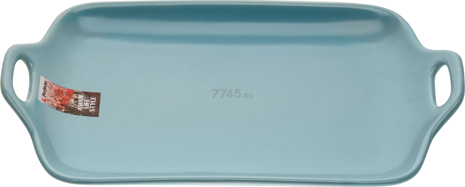 Блюдо керамическое прямоугольное PERFECTO LINEA Asian 29х17х4,5 см голубой (17-102902)