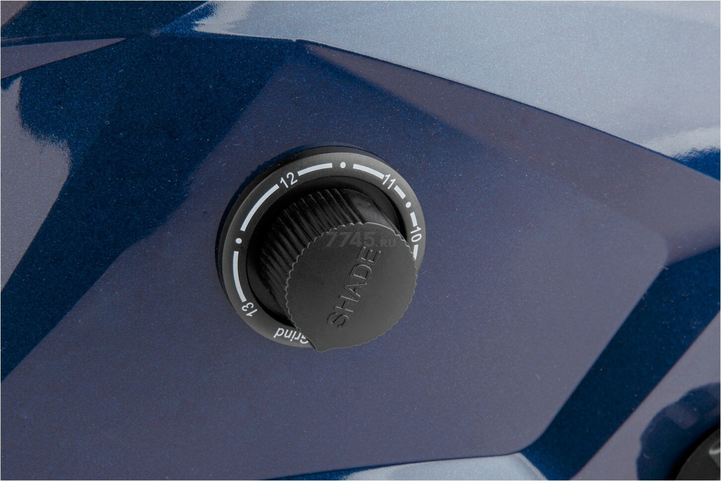 Маска сварочная хамелеон SOLARIS ASF650Х синий металлик (ASF650X.PDB) - Фото 4