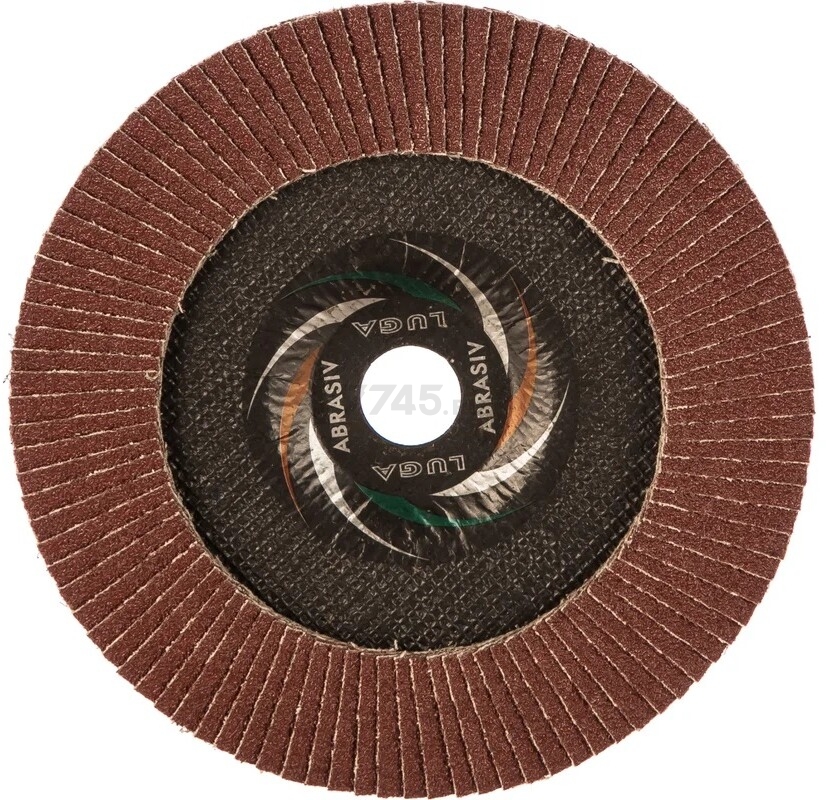 Круг лепестковый 180х22,2 мм P40 плоский LUGAABRASIV Professional КЛТ1 (4603347276587) - Фото 2