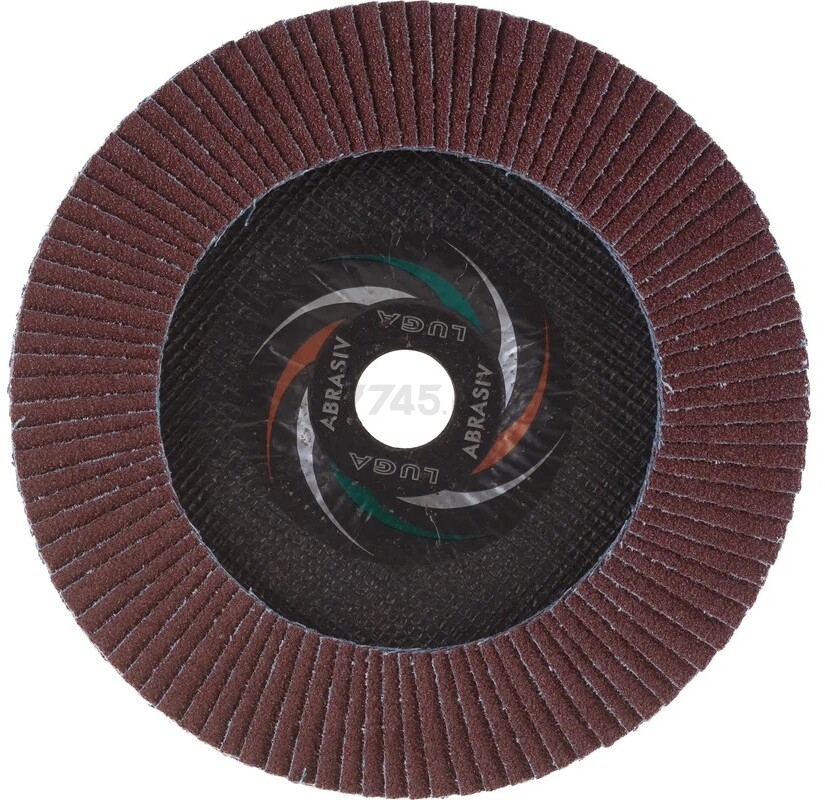 Круг лепестковый 180х22,2 мм P40 плоский LUGAABRASIV Professional КЛТ1 (4603347276587) - Фото 4