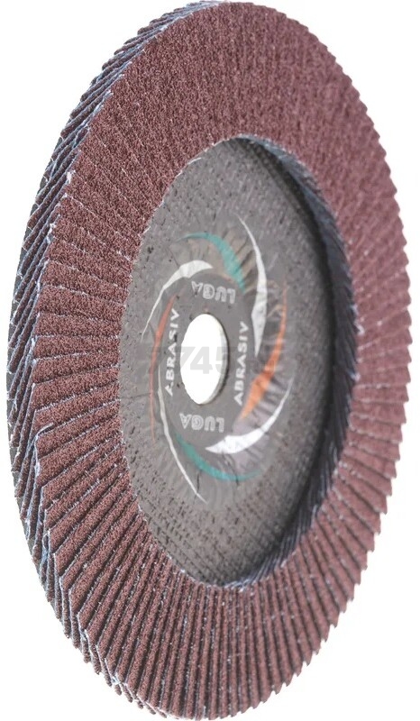 Круг лепестковый 180х22,2 мм P40 плоский LUGAABRASIV Professional КЛТ1 (4603347276587) - Фото 3