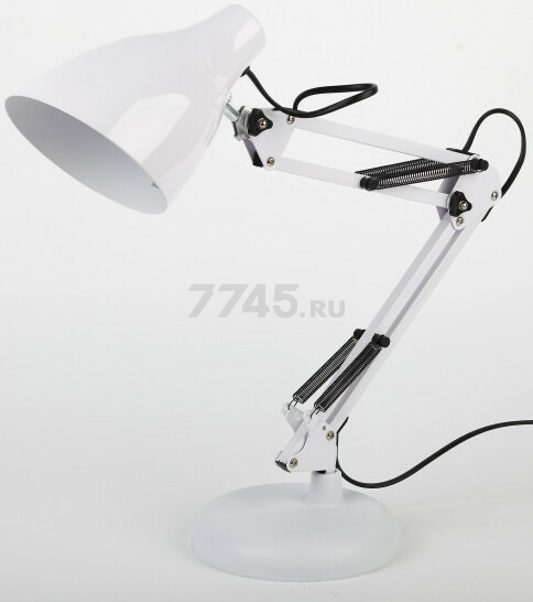 Лампа настольная ЭРА N-123-E27-40W-W белый - Фото 5