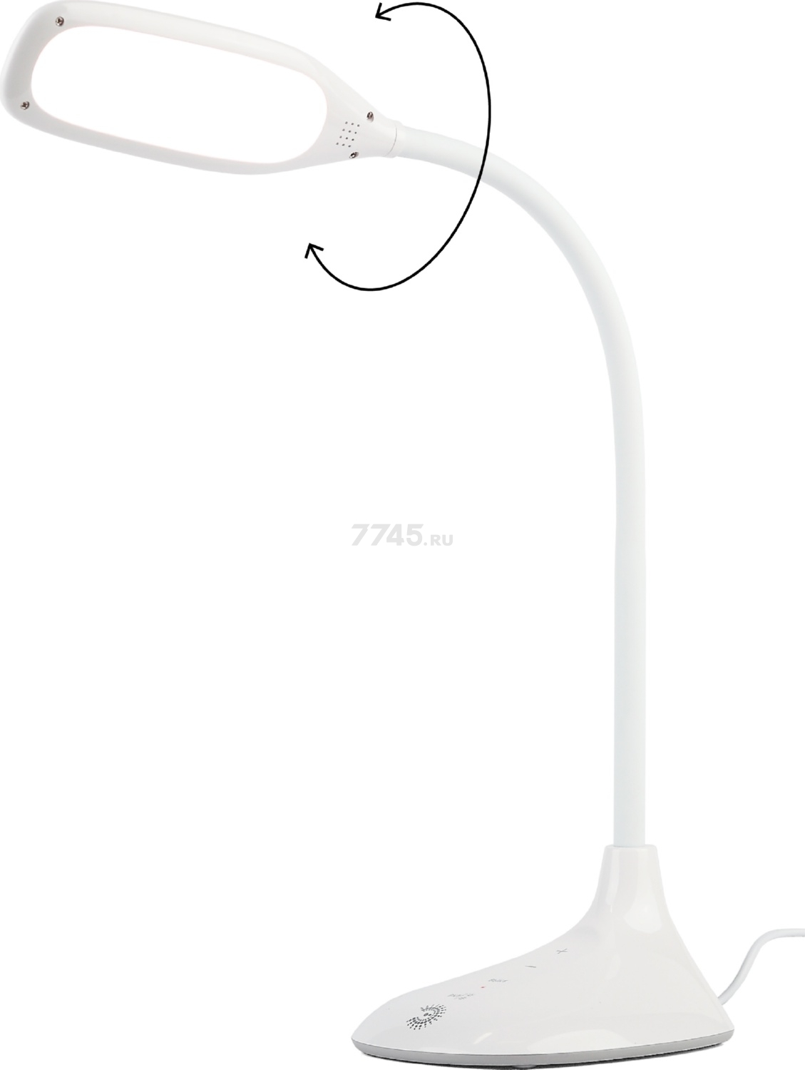 Лампа настольная светодиодная ЭРА NLED-452-9W-W белая (Б0019128) - Фото 6