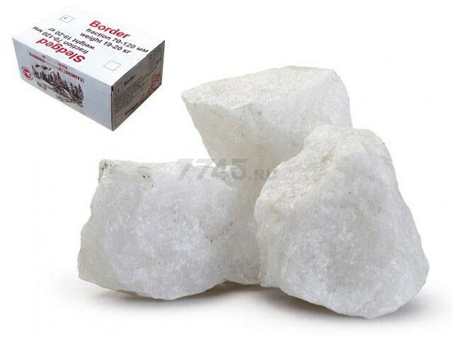 Камень для бани и сауны ARIZONE Кварц жаркий лед 10 кг (4607621010058)