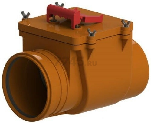 Клапан обратный для наружной канализации 160 РосТурПласт ТП-85 (32714)