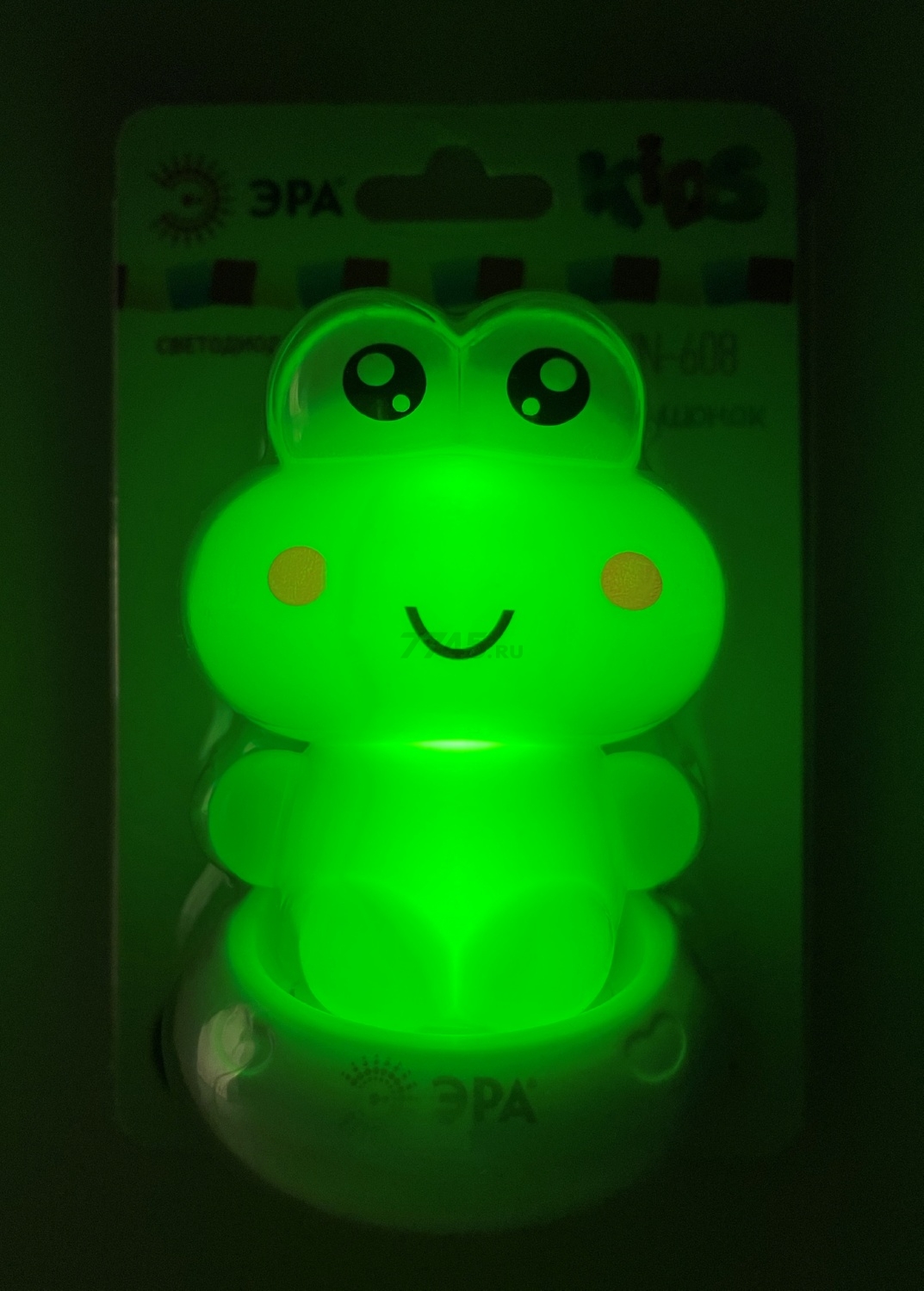 Ночник детский светодиодный ЭРА NN-608-SW-GR зеленый - Фото 9