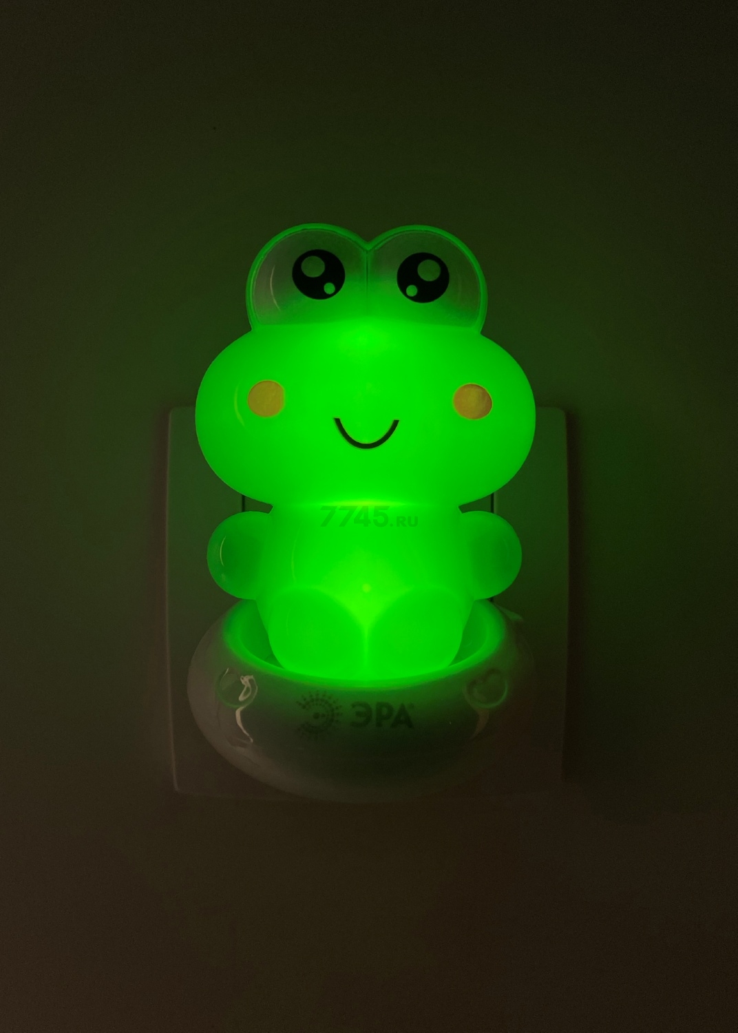 Ночник детский светодиодный ЭРА NN-608-SW-GR зеленый - Фото 2