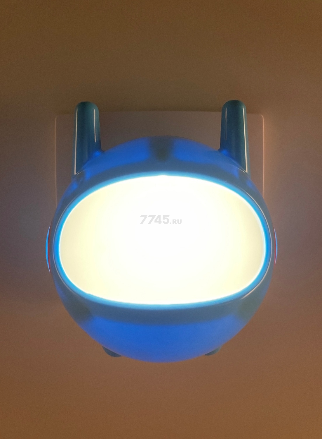 Ночник детский светодиодный ЭРА NN-604-LS-BU синий - Фото 4