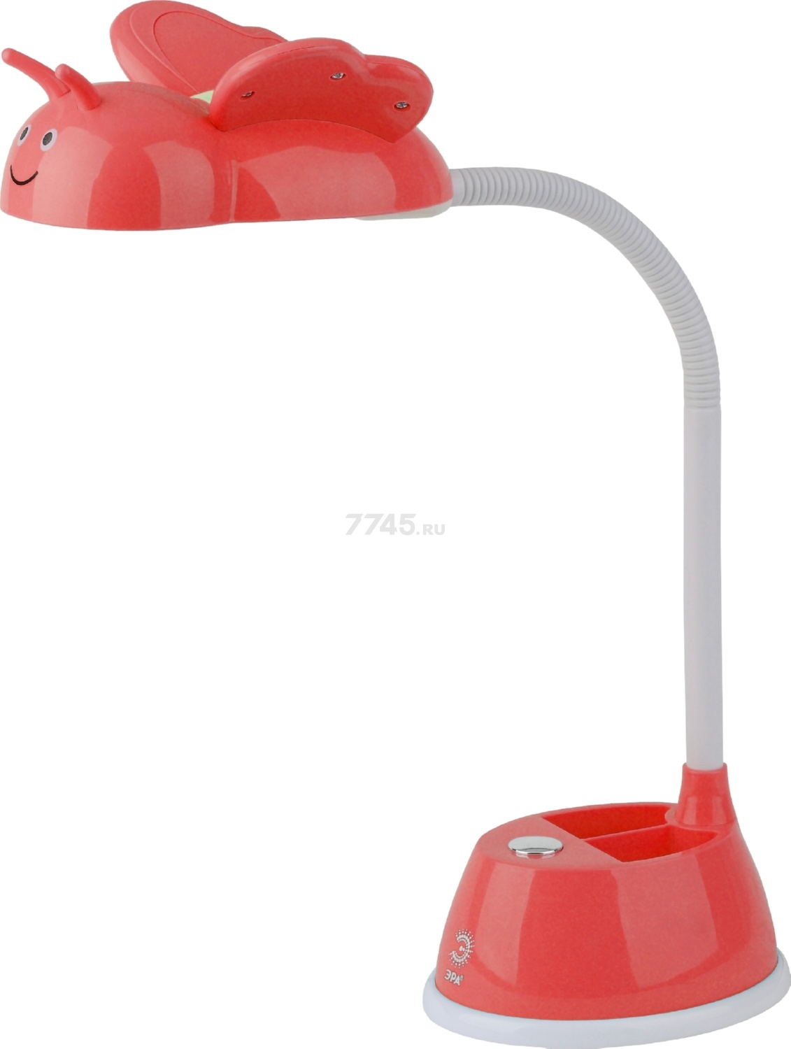 Лампа настольная светодиодная ЭРА NLED-434-6W-R красный