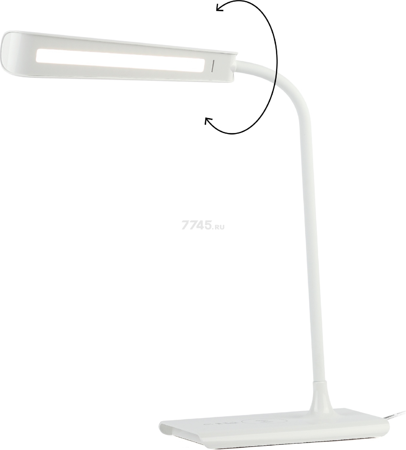 Лампа настольная светодиодная ЭРА NLED-474-10W-W белый - Фото 6