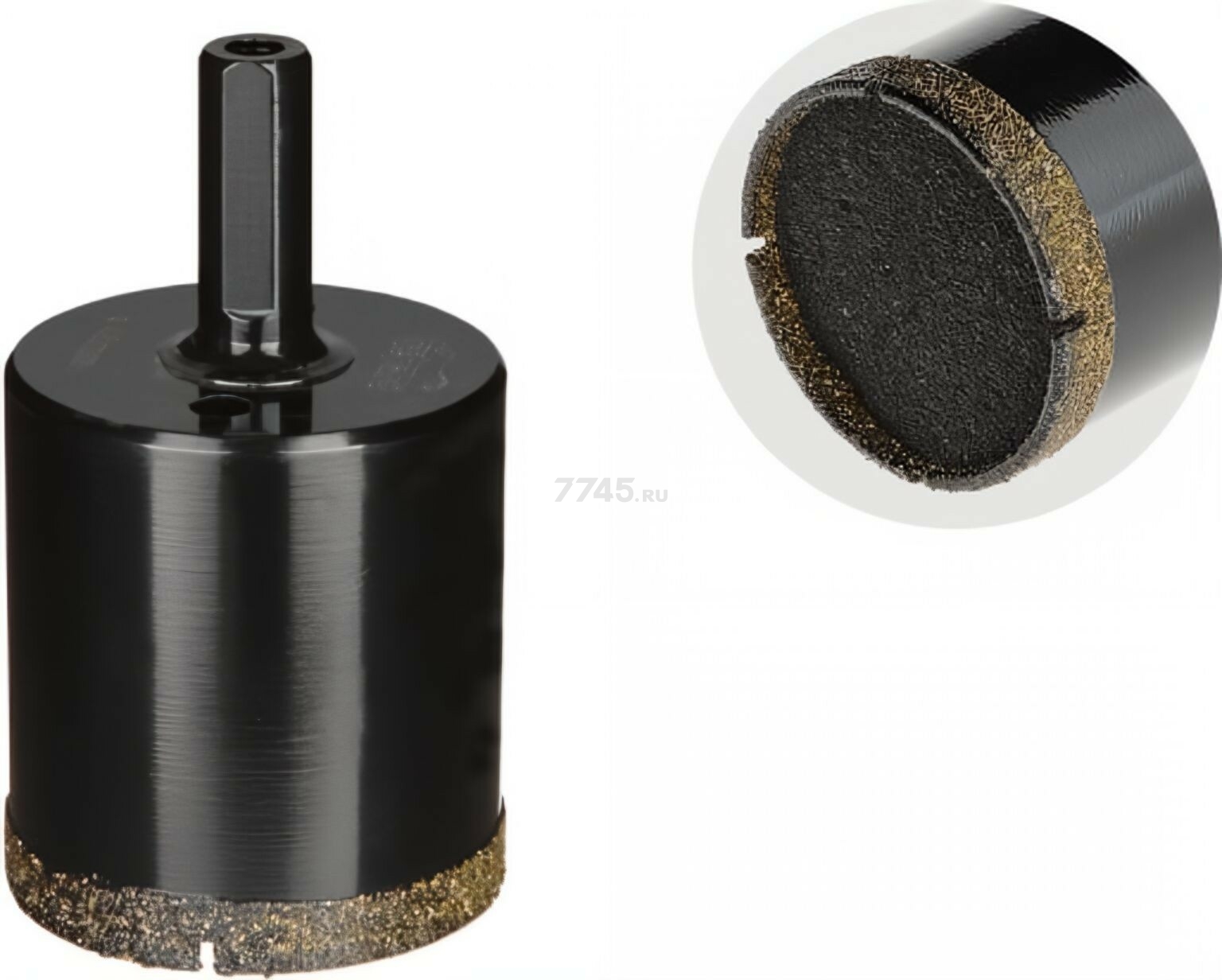 Коронка алмазная d 45 мм GEPARD керамогранит (GP2077-45) - Фото 2